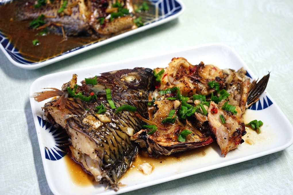 原味蒸魚,台灣鯛,烤台灣鯛,烤魚,蒸烤魚,鯛魚 @Amanda生活美食料理