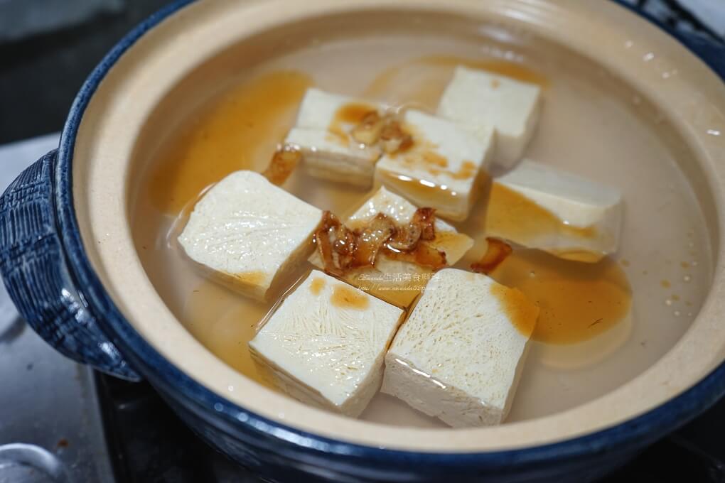 凍豆腐,海鮮湯,豆腐煲,麻油湯