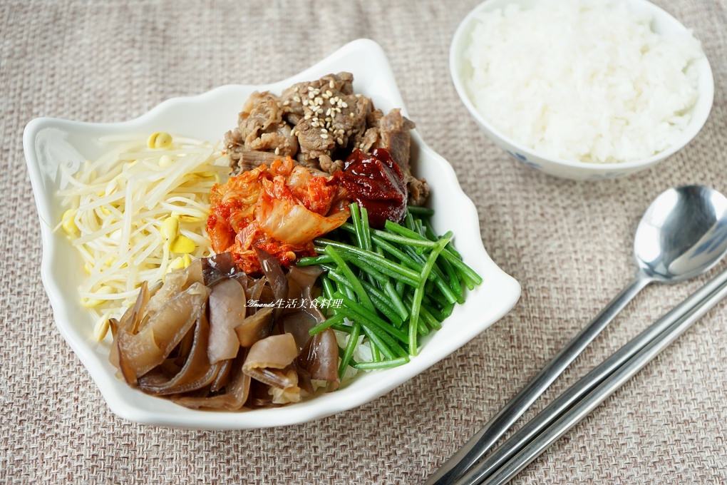拌飯,牛肉,米可,米可下廚,韓式泡菜 @Amanda生活美食料理